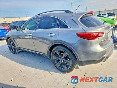 Drugie zdjęcie samochodu z przodu: 2017 INFINITI QX70 BASE VIN:JN8CS1MU8HM143779 - miniatura