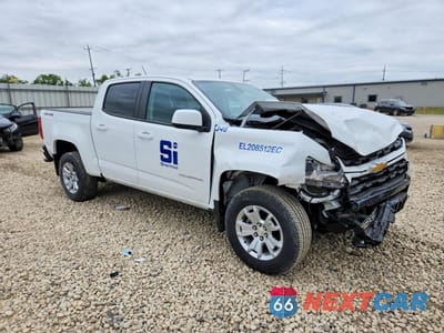 Czwarte zdjęcie samochodu z boku: 2021 CHEVROLET COLORADO LT VIN:1GCGTCEN4M1296765 - miniatura