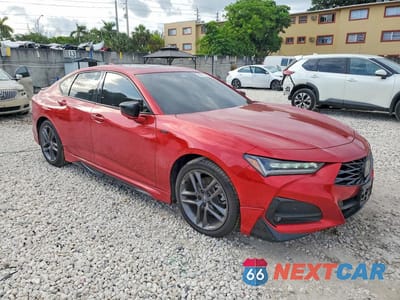 Czwarte zdjęcie samochodu z boku: 2025 ACURA TLX A-SPEC VIN:19UUB6F5XSA002841 - miniatura