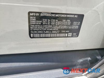 Zdjęcie 13 z 13 samochodu: 2019 BMW X5 XDRIVE40I VIN:5UXCR6C54KLL38627 - miniatura