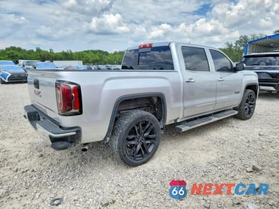 Trzecie zdjęcie samochodu z tyłu: 2018 GMC SIERRA K1500 SLT VIN:3GTU2NEC9JG184315 - miniatura