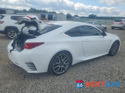 Trzecie zdjęcie samochodu z tyłu: 2016 LEXUS RC 200T VIN:JTHHA5BC3G5003751 - miniatura