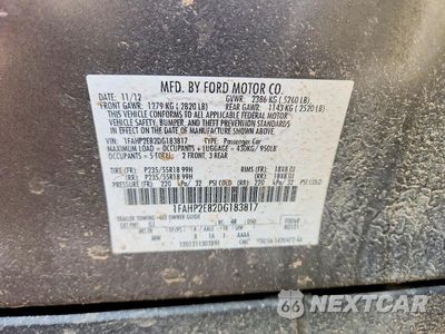 Zdjęcie 12 z 12 samochodu: 2013 FORD TAURUS SEL VIN:1FAHP2E82DG183817 - miniatura