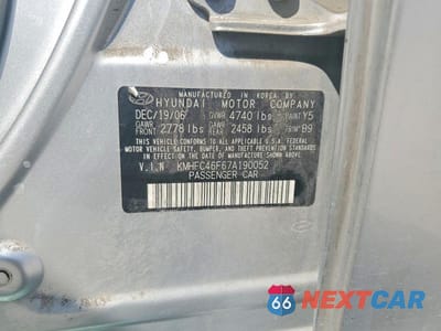 Zdjęcie 12 z 12 samochodu: 2007 HYUNDAI AZERA VIN:KMHFC46F67A190052 - miniatura