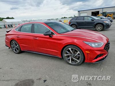 Czwarte zdjęcie samochodu z boku: 2021 HYUNDAI SONATA SEL PLUS VIN:5NPEJ4J28MH132944 - miniatura