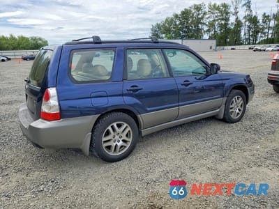 Trzecie zdjęcie samochodu z tyłu: 2006 SUBARU FORESTER 2.5X LL BEAN VIN:JF1SG67646H721469 - miniatura