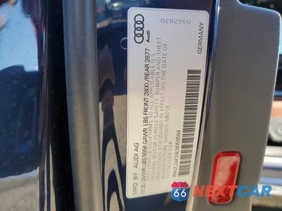 Zdjęcie 12 z 12 samochodu: 2020 AUDI A6 PREMIUM PLUS VIN:WAUL2AF26LN059564 - miniatura