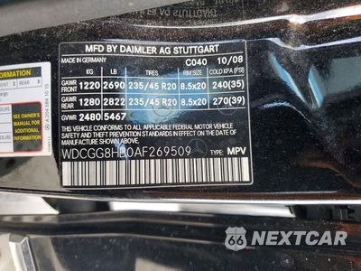 Zdjęcie 13 z 13 samochodu: 2010 MERCEDES-BENZ GLK 350 4MATIC VIN:WDCGG8HB0AF269509 - miniatura