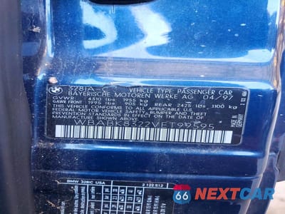 Zdjęcie 13 z 13 samochodu: 1997 BMW 328 IC AUTOMATIC VIN:WBABK8322VET99595 - miniatura