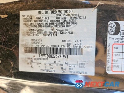 Zdjęcie 12 z 12 samochodu: 2007 FORD MUSTANG VIN:1ZVFT80NX75321971 - miniatura