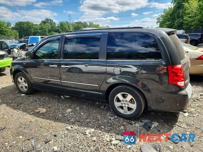 Drugie zdjęcie samochodu z przodu: 2012 DODGE GRAND CARAVAN SXT VIN:2C4RDGCG1CR167622 - miniatura