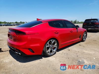 Trzecie zdjęcie samochodu z tyłu: 2019 KIA STINGER GT VIN:KNAE35LCXK6067931 - miniatura