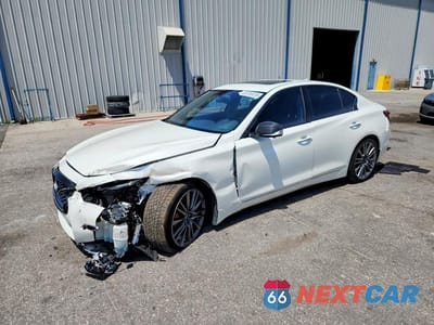 2021 INFINITI Q50 RED SPORT 400 JN1FV7DP9MM850142 - główne zdjęcie licytacji z USA - miniatura