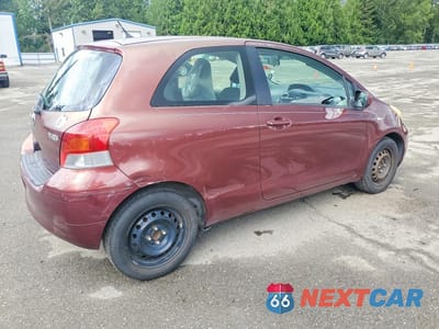 Trzecie zdjęcie samochodu z tyłu: 2009 TOYOTA YARIS BASE VIN:JTDJT903X95249688 - miniatura