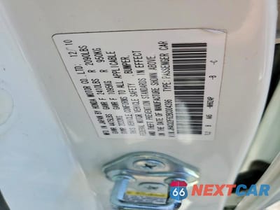 Zdjęcie 13 z 13 samochodu: 2011 ACURA TSX VIN:JH4CU2F62BC004396 - miniatura