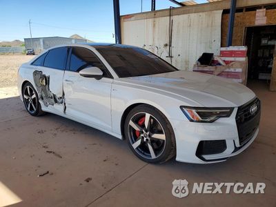 Czwarte zdjęcie samochodu z boku: 2021 AUDI A6 PREMIUM PLUS VIN:WAUL2AF23MN072581 - miniatura