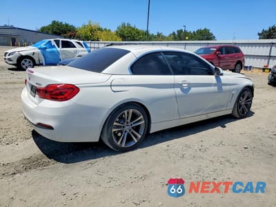 Trzecie zdjęcie samochodu z tyłu: 2018 BMW 430I VIN:WBA4Z1C54JEC59678 - miniatura