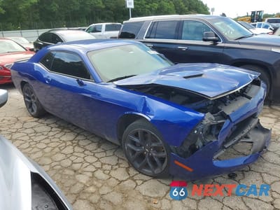 Czwarte zdjęcie samochodu z boku: 2021 DODGE CHALLENGER SXT VIN:2C3CDZAG8MH543197 - miniatura