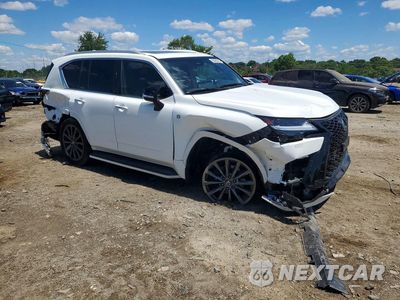 Czwarte zdjęcie samochodu z boku: 2026 LEXUS LX 700H F SPORT HANDLING VIN:JTJMD7CX0T4012490 - miniatura