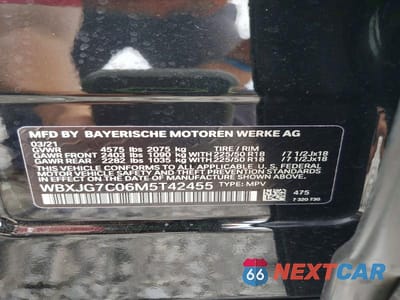 Zdjęcie 14 z 14 samochodu: 2021 BMW X1 SDRIVE28I VIN:WBXJG7C06M5T42455 - miniatura
