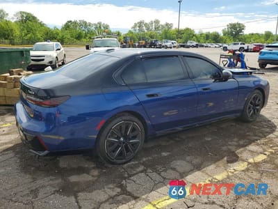 Trzecie zdjęcie samochodu z tyłu: 2024 BMW 750 XE VIN:WBA43EH08RCS10915 - miniatura