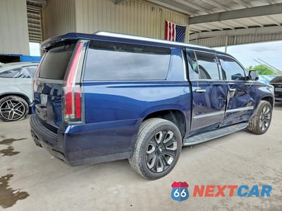 Trzecie zdjęcie samochodu z tyłu: 2018 CADILLAC ESCALADE ESV LUXURY VIN:1GYS4HKJ1JR367773 - miniatura