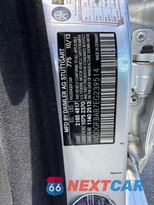 Zdjęcie 11 z 11 samochodu: 2014 MERCEDES-BENZ C 300 4MATIC VIN:WDDGF8AB7EG239514 - miniatura