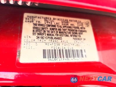 Zdjęcie 12 z 12 samochodu: 2011 NISSAN VERSA 1.8 S VIN:3N1BC1CPXBL494603 - miniatura