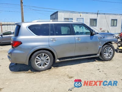 Trzecie zdjęcie samochodu z tyłu: 2020 INFINITI QX80 LUXE VIN:JN8AZ2NFXL9701846 - miniatura