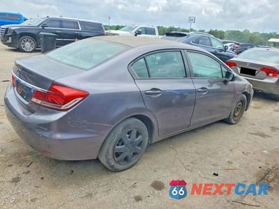 Trzecie zdjęcie samochodu z tyłu: 2015 HONDA CIVIC LX VIN:19XFB2F5XFE233158 - miniatura