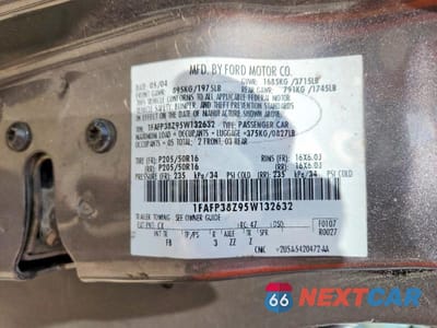 Zdjęcie 13 z 13 samochodu: 2005 FORD FOCUS VIN:1FAFP38Z95W132632 - miniatura