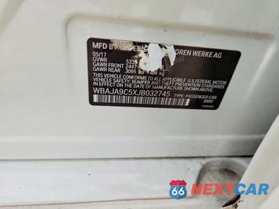 Zdjęcie 12 z 12 samochodu: 2018 BMW 530E VIN:WBAJA9C5XJB032745 - miniatura