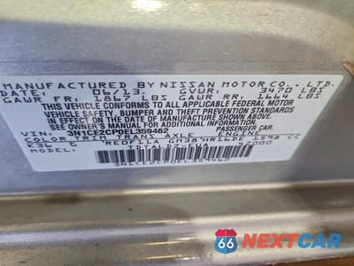 Zdjęcie 12 z 12 samochodu: 2014 NISSAN VERSA NOTE SV VIN:3N1CE2CP0EL359462 - miniatura