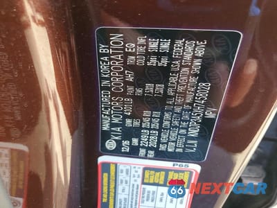 Zdjęcie 12 z 12 samochodu: 2017 KIA SOUL + VIN:KNDJP3A5XH7458028 - miniatura