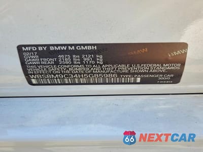 Zdjęcie 12 z 12 samochodu: 2017 BMW M3 VIN:WBS8M9C34H5G85986 - miniatura