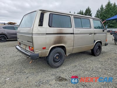 Trzecie zdjęcie samochodu z tyłu: 1988 VOLKSWAGEN VANAGON BUS VIN:WV2YB0253JH007440 - miniatura