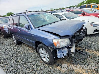 Czwarte zdjęcie samochodu z boku: 2006 TOYOTA HIGHLANDER HYBRID BASE VIN:JTEEW21A660028090 - miniatura