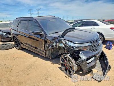 Czwarte zdjęcie samochodu z boku: 2022 FORD EXPLORER ST VIN:1FM5K8GCXNGB51369 - miniatura