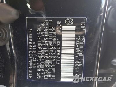 Zdjęcie 12 z 12 samochodu: 2024 TOYOTA CAMRY HYBRID SE NIGHTSHADE VIN:4T1T31AK8RU076397 - miniatura