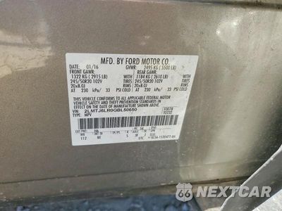 Zdjęcie 13 z 13 samochodu: 2016 LINCOLN MKX RESERVE VIN:2LMTJ6LR0GBL50650 - miniatura