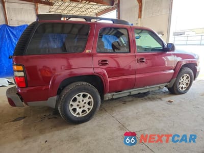 Trzecie zdjęcie samochodu z tyłu: 2004 CHEVROLET TAHOE K1500 VIN:1GNEK13ZX4R155227 - miniatura