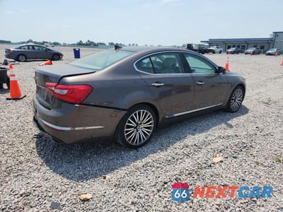 Trzecie zdjęcie samochodu z tyłu: 2014 KIA CADENZA PREMIUM VIN:KNALN4D70E5128503 - miniatura