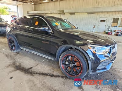 Czwarte zdjęcie samochodu z boku: 2020 MERCEDES-BENZ GLC COUPE 300 4MATIC VIN:W1N0J8EB6LF816761 - miniatura
