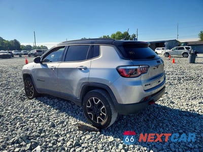 Drugie zdjęcie samochodu z przodu: 2020 JEEP COMPASS TRAILHAWK VIN:3C4NJDDB9LT221397 - miniatura