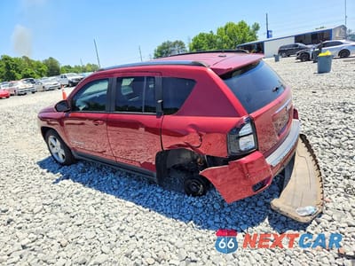 Drugie zdjęcie samochodu z przodu: 2014 JEEP COMPASS LATITUDE VIN:1C4NJCEA2ED887011 - miniatura
