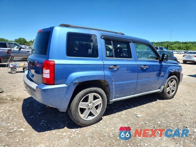 Trzecie zdjęcie samochodu z tyłu: 2007 JEEP PATRIOT SPORT VIN:1J8FF28W57D170623 - miniatura