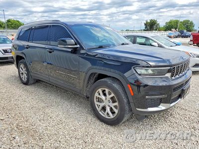 Czwarte zdjęcie samochodu z boku: 2021 JEEP GRAND CHEROKEE L LIMITED VIN:1C4RJKBG7M8193975 - miniatura
