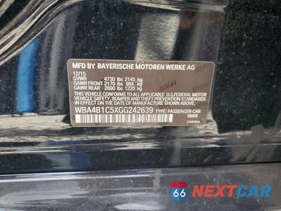 Zdjęcie 13 z 13 samochodu: 2016 BMW 435 I GRAN COUPE VIN:WBA4B1C5XGG242639 - miniatura