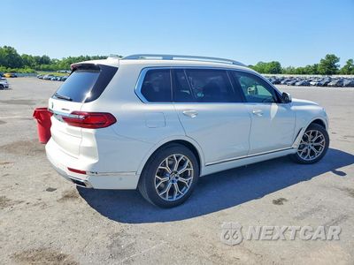 Trzecie zdjęcie samochodu z tyłu: 2019 BMW X7 XDRIVE50I VIN:5UXCX4C53KLS36228 - miniatura