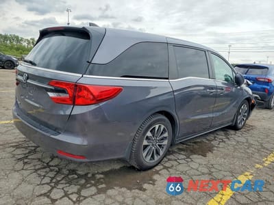 Trzecie zdjęcie samochodu z tyłu: 2023 HONDA ODYSSEY EXL VIN:5FNRL6H68PB010653 - miniatura